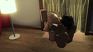 Huge Black Cock Rips Open Tight Pussy Apartment Moans