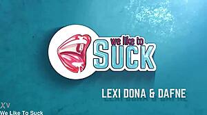 Lexi Dona Dafne Share Gym Cock Deepthroat