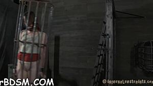 hardcore clamps squeeze her sexy jugs tight