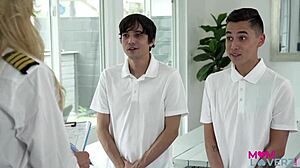 Innocent Stepmom Brandi Love Rides In Hardcore 3some