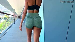 french teen seduced by muscular tennis teacher for public sex?