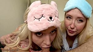 Vera Samantha Greta's Tits Bounce Sharing Huge Cock