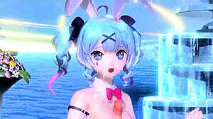 i love hatsune miku's nude rabbit costume rabbit toy play