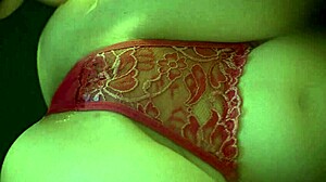 roommate slides panties aside for dorm creampie fuck