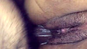 Pussy Creams and Squirts Hard on Thick Cock