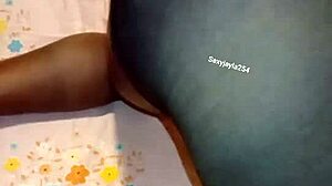 naughty fat slut bends over spreads huge ass cheeks