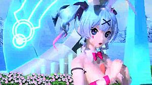 i love hatsune miku's nude rabbit costume rabbit toy play
