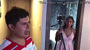 Innocent Big Ass Latina's Fake Casting Trap