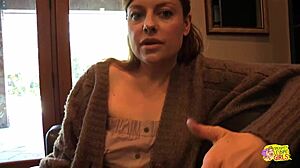 Redhead bimbo lesbian craves tongue on big clit tight pussy