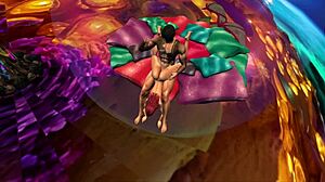 couple's voyeur fantasy bubble bursts in pleasure