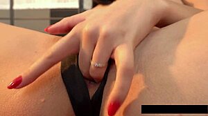 My puffy pussy swells and squirts in bathroom play