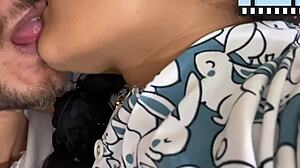 pov with cute colombian bride's ass taking passionate load