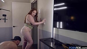 Shy Redhead Teen Yaya Gingersnatch Pounded Rough like Sex Toy Screaming to Climax!
