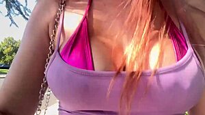 Italian Big Tits Milf Artemisia Flashes Juicy Natural Boobs Publicly