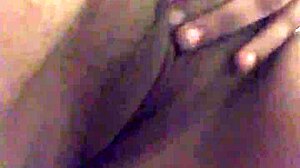 Horny Wife Thinks of Monster Cock Making Shaved Pussy Soak Wet Squirting Closeup