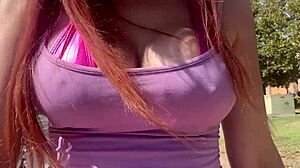 Italian Big Tits Milf Artemisia Flashes Juicy Natural Boobs Publicly