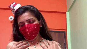 beautiful seductive muse trades curvy ass for indian black cock cash