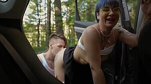 adult games in forest go wild 😍 curvy asian wife creampied cowgirl after sloppy deepthroat! 🔥