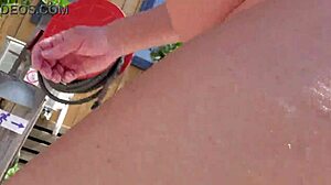 i risk a nude morning walk through crowded camping site flashing everything outdoors