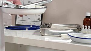 Stud gynecologists double penetrate slutty asian patient polly pons anal dildo riding at clinic gp2521