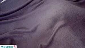 step sis wakes me up riding till cum on ass