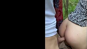 adult games in forest go wild 😍 curvy asian wife creampied cowgirl after sloppy deepthroat! 🔥