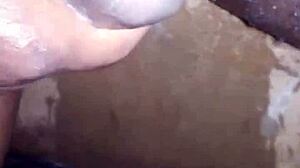 BigBlackie Shaves Smooth Then Jerks Massive BBC to Explosive Cumshot