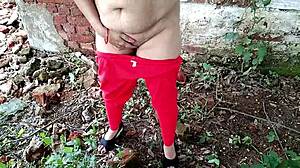 After Daddy Leaves Abroad Stepmom Lovingly Fucks in Jungle