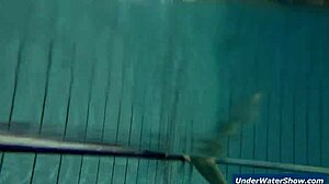 Horny Bikini Blondes Strip Tease Each Other Underwater