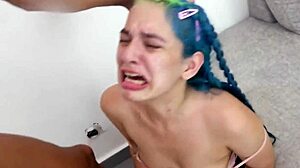 can petite teen gag on monster cock bigger than her head?