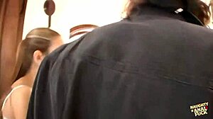 who wants to double penetrate this busty blonde's holes next?