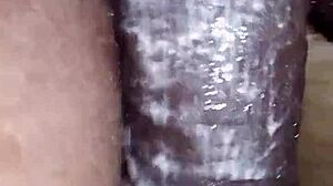 BigBlackie Shaves Smooth Then Jerks Massive BBC to Explosive Cumshot