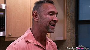 Stepdaughter, Suck Daddy's Monster Cock for That Credit Card!