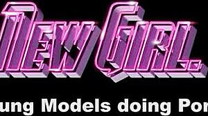 young model sucks cock hard during her sexy photoshoot