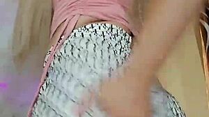 Rosadita Transexual Crossdresses Jerking Cock Rica