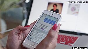 horny mature milf gets young delivery boy's monster cock pounding