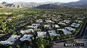 Husband Watches Wifey Vanessa Ride BBC Cowgirl While Licking Balls