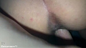 submissive arab with big tits and brown eyes gets railed hard.