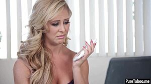 horny mature milf gets young delivery boy's monster cock pounding