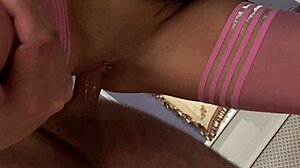 Do Keisha Kane and Stacy Saran cum hard from interracial toys?