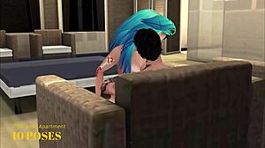 Black market IMVU room 059 anal sex shop posing