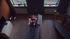 roomie caught me stroking now he watches 😏🔥