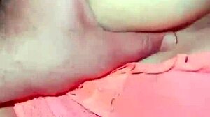 neighbor sneaks over and fucks her good while husband sleeps