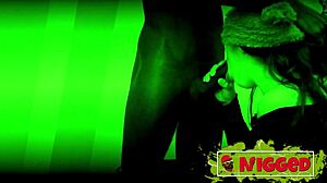 i couldn't see but felt her juicy pussy on my big black cock first time