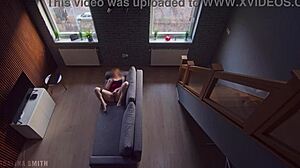 roomie caught me stroking now he watches 😏🔥