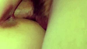 i moan loud as maisey monroe's wet pussy slurps my thrusting cock close-up