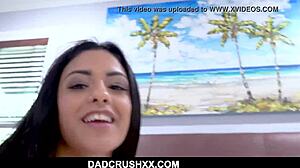 Serena Santos Needs Daddy's Cock to Relax