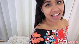 yo, watch this sexy ebony loni legend swallow that interracial monster cock deep in her throat!