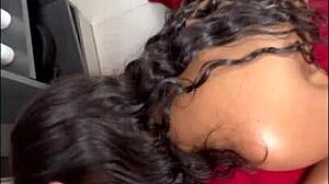 Huge Natural Tits Ebony Lily Starfire Rides Cock Post-Massage