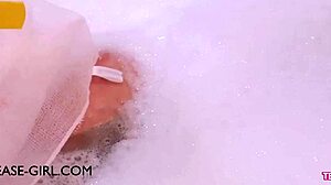 brunette muse sensual bath petite milf solo casting